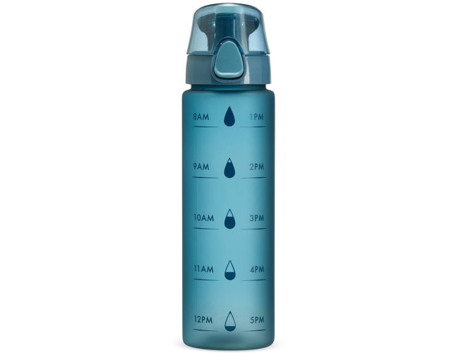 Garrafa Personalizada De Plstico Com Ala E Marcador De Horrio Com Capacidade De 700ml