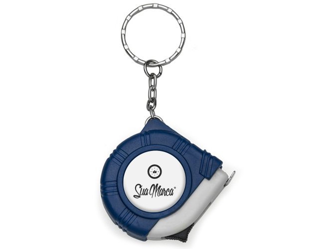 Chaveiro Trena Personalizado de 1 Metro XV10185