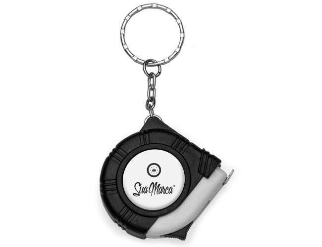 Chaveiro Trena Personalizado de 1 Metro XV10185