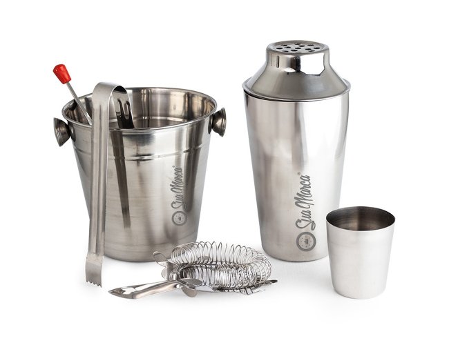 Kit Bar Premium Personalizado De Ao Inox