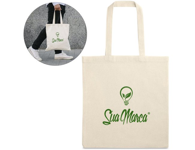 Sacola Ecolgica Personalizada De Algodo Com Alas De Transporte BONDI