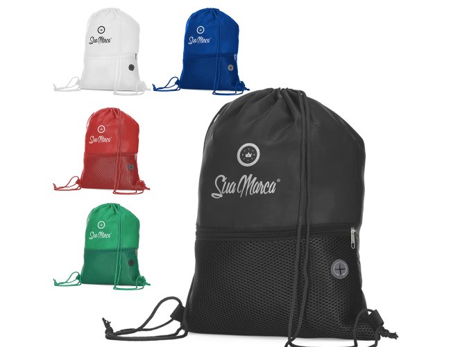 Sacola Tipo Mochila Personalizada Flip Bag