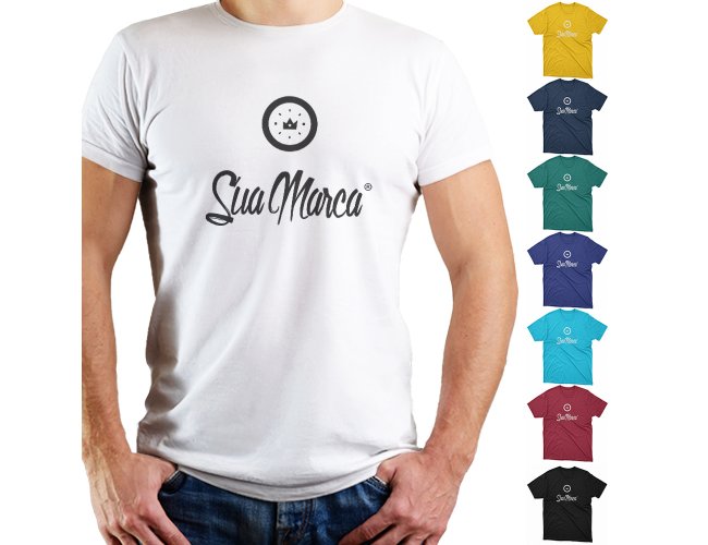 Camiseta Personalizada Bsica Confeccionada Em Polister