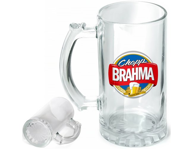 Caneca de Chopp Personalizada Vidro 475ml PV465001