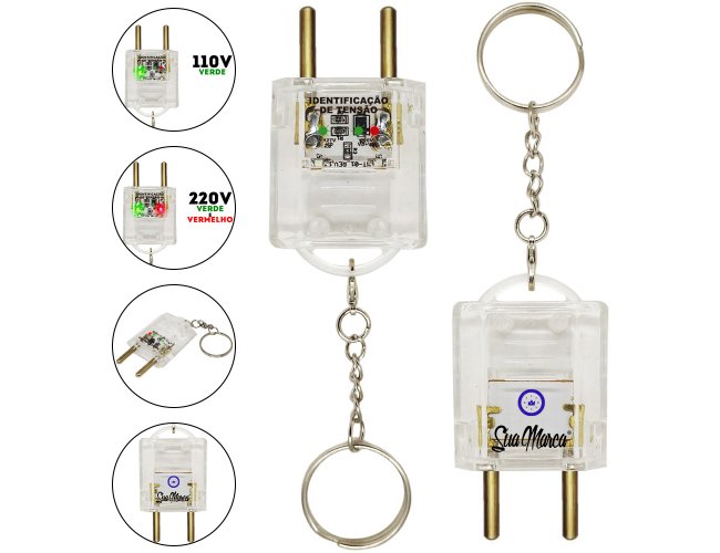 Plug Tomada Teste Identificador de Tenso CHV-IT-01B