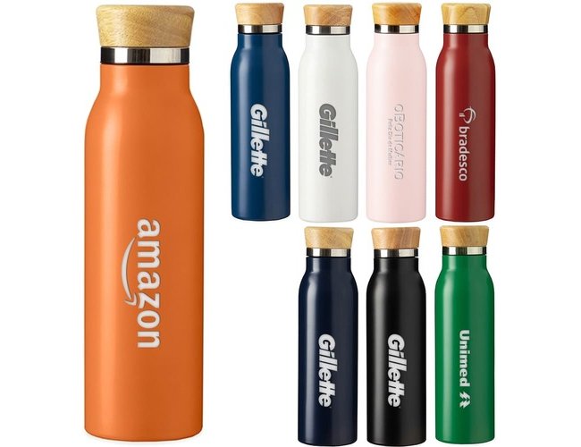 Garrafa T�rmica Personalizada Inox 600ml XV19072