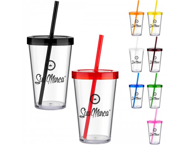 Copo Personalizado Com Tampa de 600ml GV034