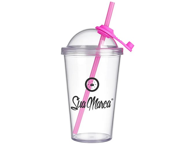 Copo Personalizado Com Tampa Bola de 600ml GV037