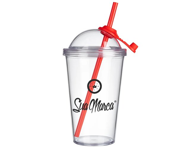 Copo Personalizado Com Tampa Bola de 600ml GV037