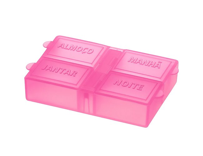 Porta Comprimido Com 4 Compartimentos GV041