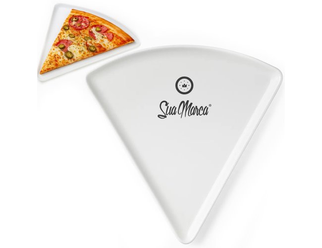 Prato para Pizza Personalizado de Plástico GV043