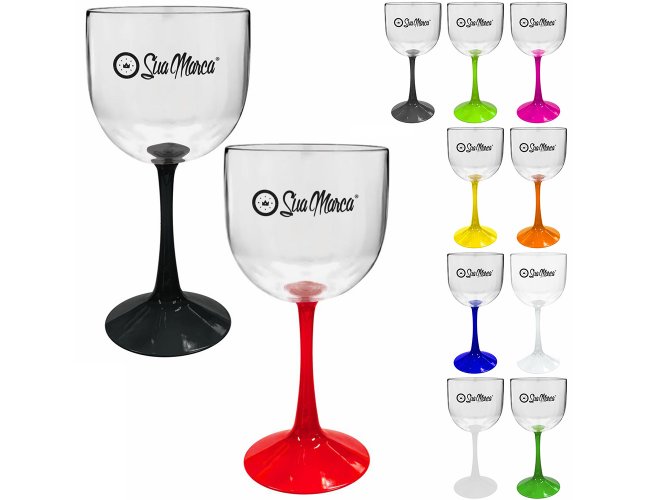 Taça Para Gin Personalizada De Plástico 550ml GV058