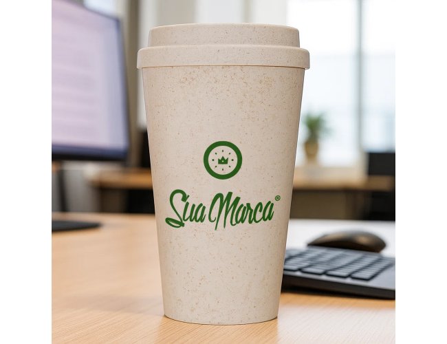 Copo Personalizada Eco Fibra de Arroz 550ml GV059