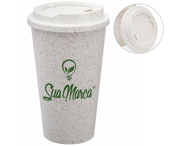 Copo Personalizada Eco Tampa Rosqueável 550ml GV060