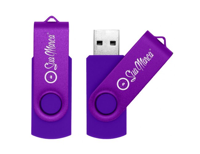Pen Drives Giratórios Personalizados Fun