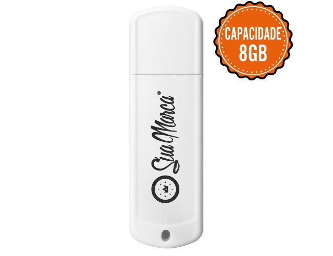 Pen Drive Personalizado com Tampa de 8GB PEN001-8GB