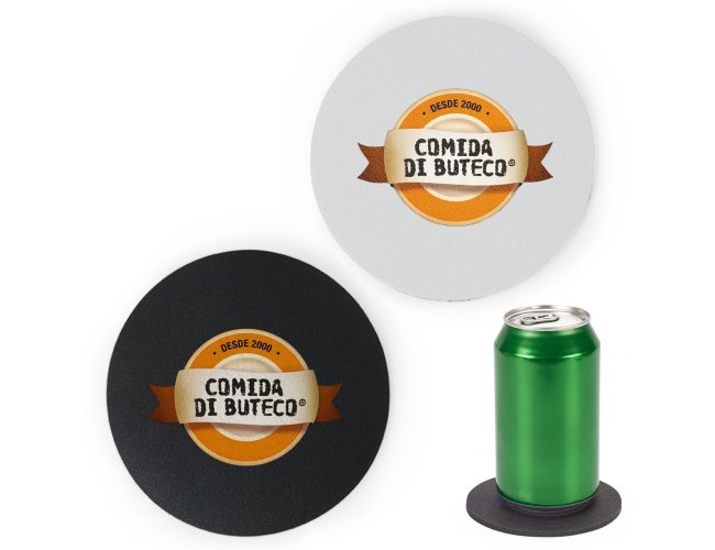 Porta Copos Personalizado Couro Sint�tico XV8208