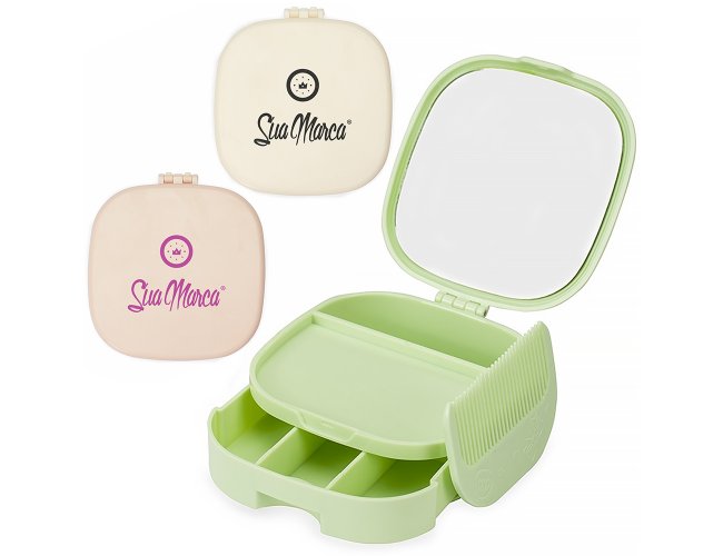 Porta J�ias Personalizado com Espelho XV18984