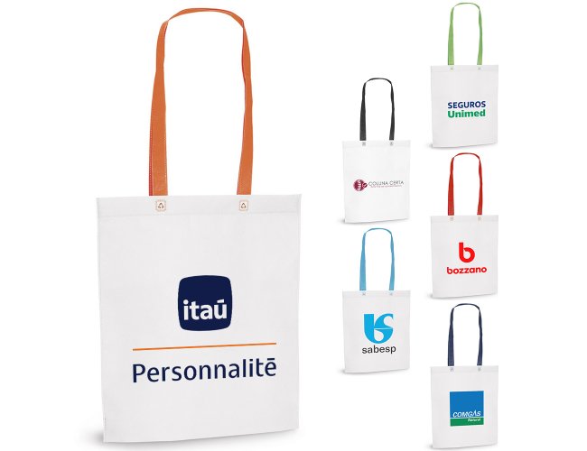 Sacola Personalizada de Non-Woven com Al�as SV22906