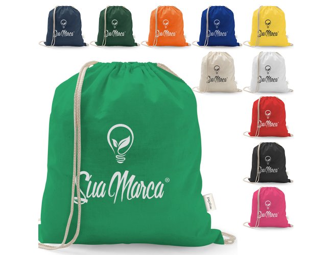 Sacola Tipo Mochila Personalizada ECO DRAW BAG