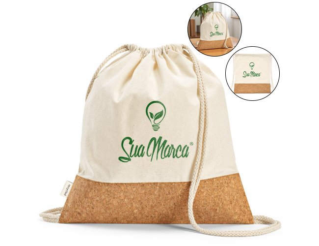 Sacola Tipo Mochila Personalizada SACO FIT BAG