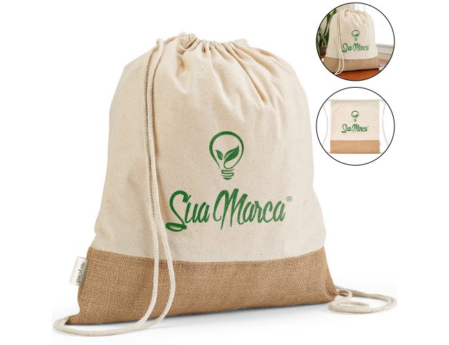 Sacola Tipo Mochila Personalizada ECO MOTION BAG