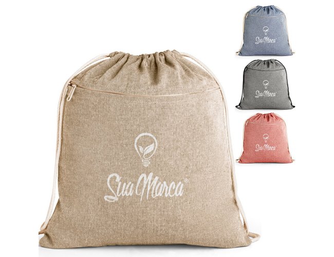 Sacola Tipo Mochila Personalizada BIO PACK BAG