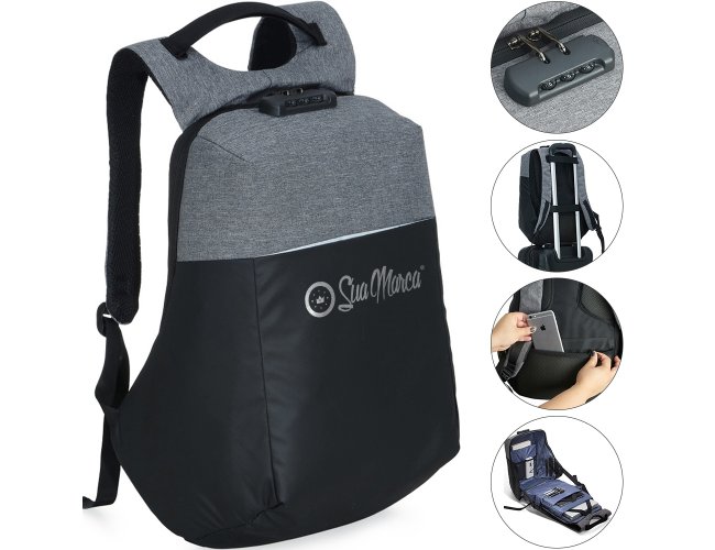 Mochila Anti-Furto Personalizada FORCE GEAR BAG