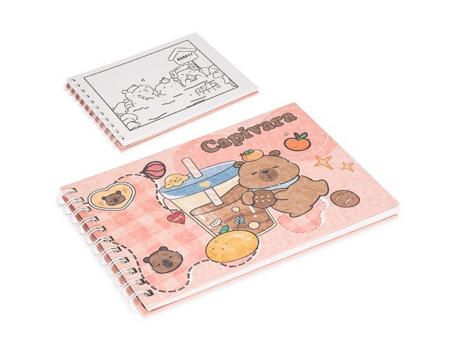 Caderno Para Colorir Personalizado com Desenho XV10992-3