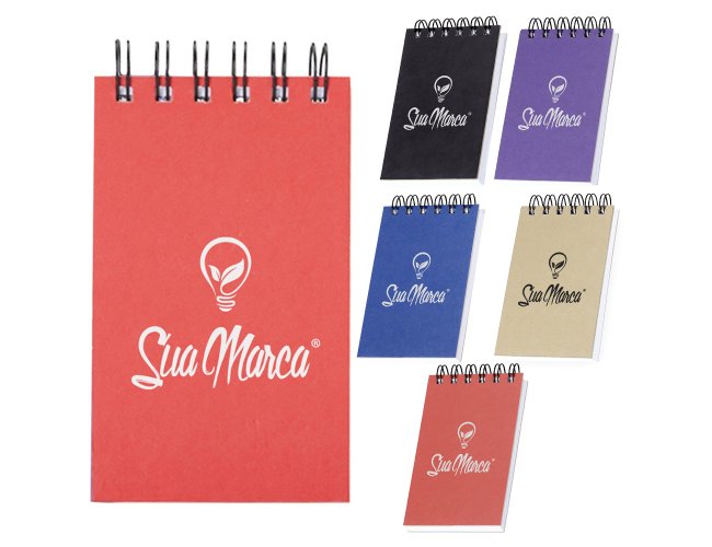 Bloco de Anotaes Personalizado Kraft XV14836