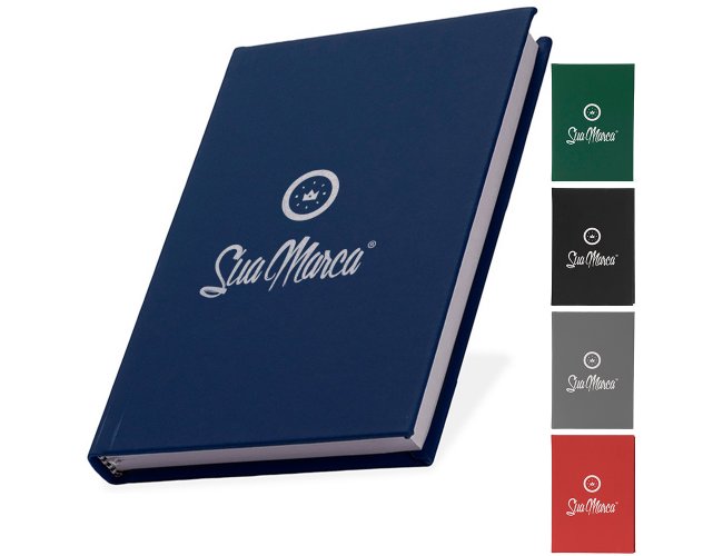 Agenda Personalizada Com Capa Emborrachada XV14929