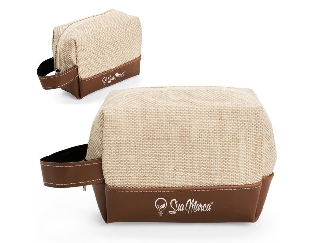 Nécessaire Ecológica Personalizada De Juta XV15294