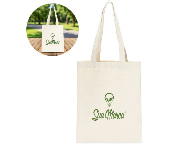 Sacola Ecológica Personalizada de Lona XV19037