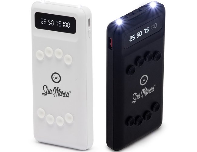 Power Bank Personalizado com Lanterna XV8009