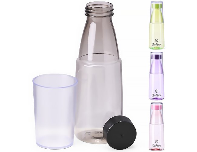 Garrafa Personalizada De Plástico Com Copo XV8233